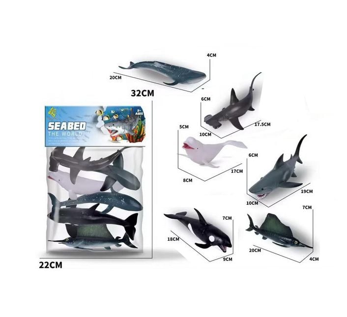 Set 6 Animale Marine , 2 modele 6511110047495 Engros