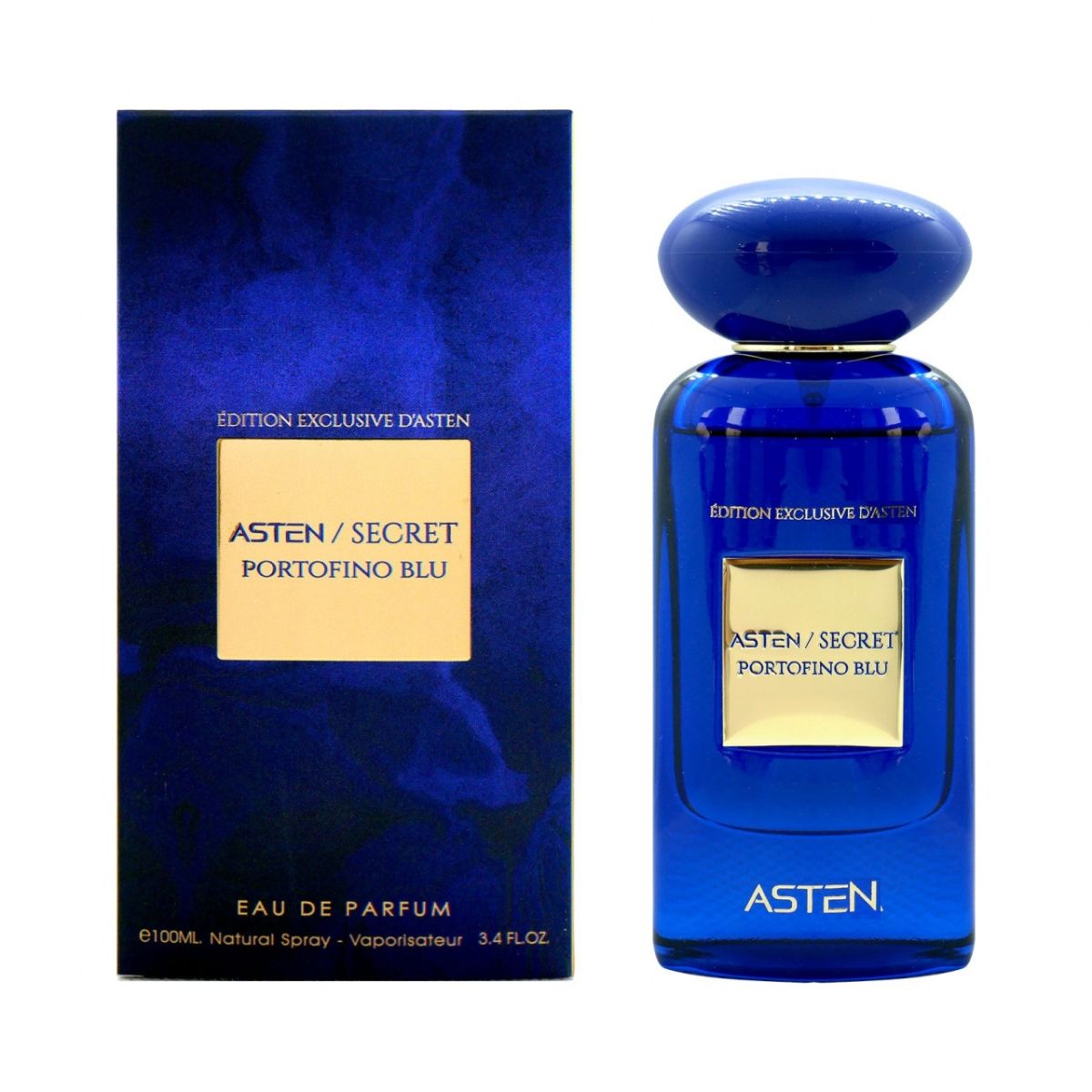 Apă de parfum Asten, Secret Portofino Blu, unisex, 100ml Engros