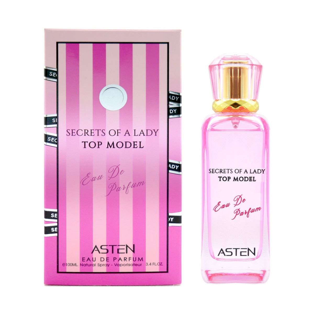 Apă de parfum Asten, Secrets of a lady top model, femei, 100ml Engros