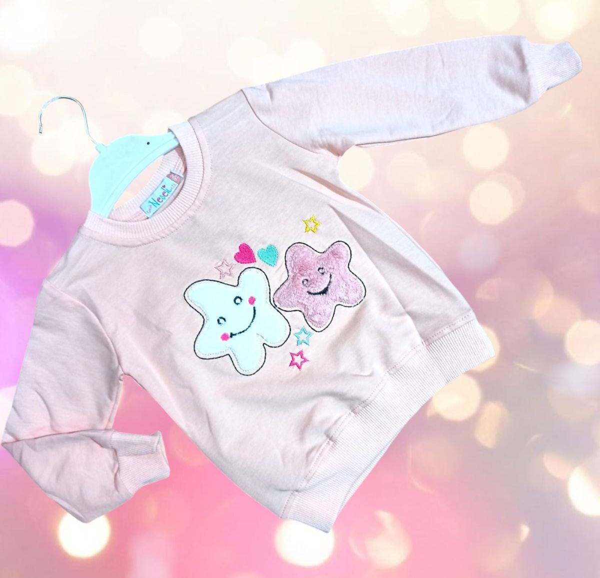 BLUZA fete bumbac, super calitate 2-5 ani, 4/set engros