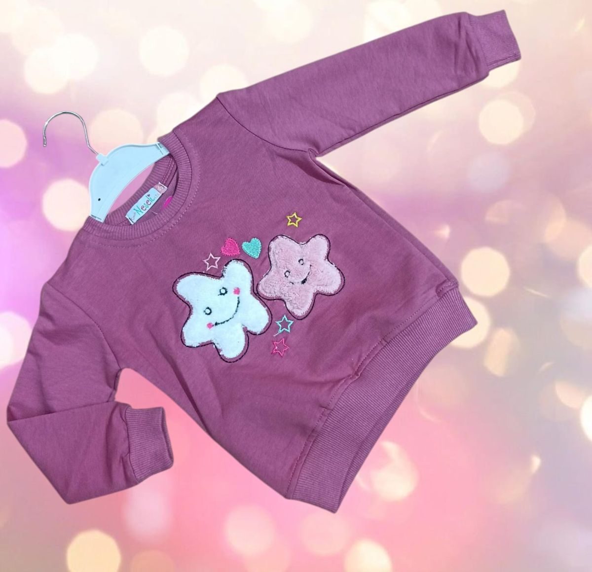 BLUZA fete bumbac, super calitate 2-5 ani, 4/set engros