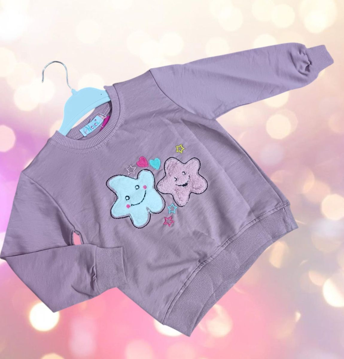 BLUZA fete bumbac, super calitate 2-5 ani, 4/set engros