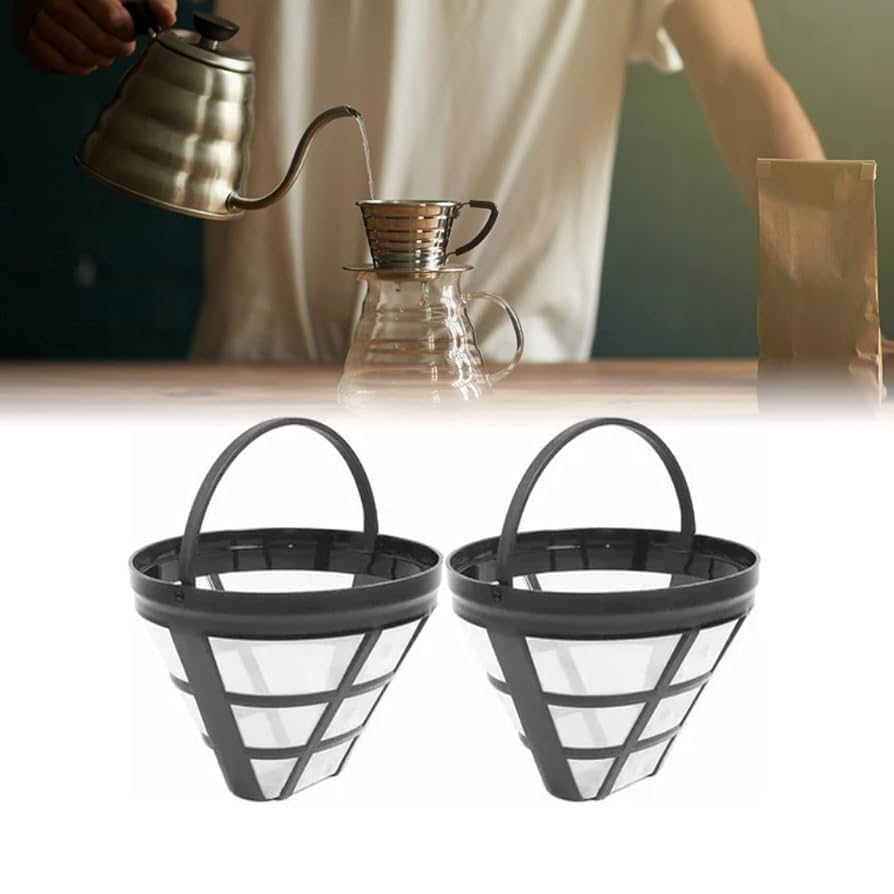 Set 10 filtre permanente pentru cafetieră