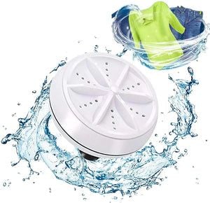 Mini masina de spalat rufe engross, Portabila, USB, 10L, Alb