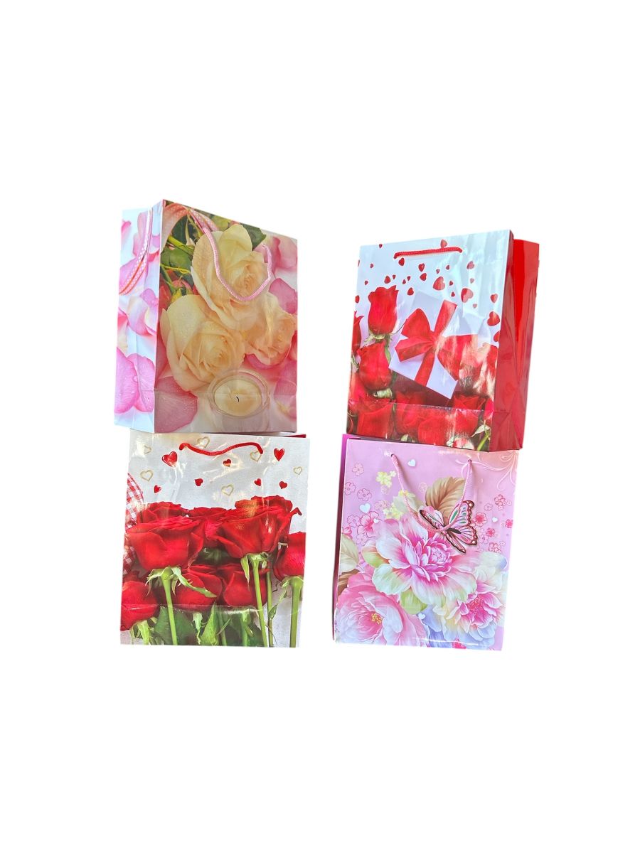 Punga cadou-Engros, flori diverse modele 22x18x8