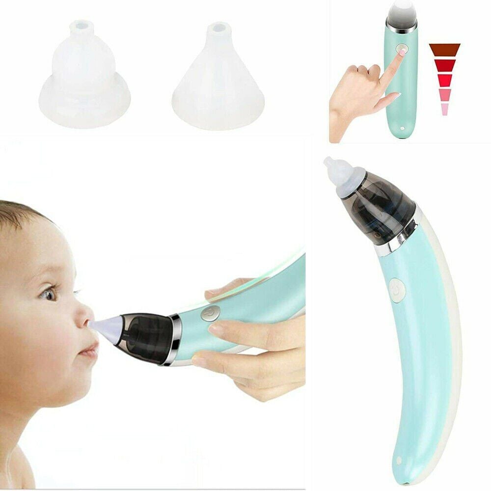 Aspirator nazal electric engross pentru bebelusi, 5 viteze, 2 capete diferite si 6 filtre