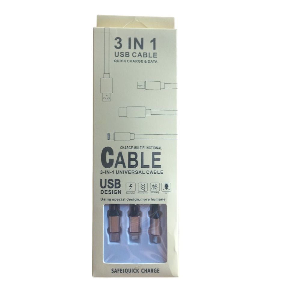 Cablu de incarcare telefon En-gros 3in1 usb