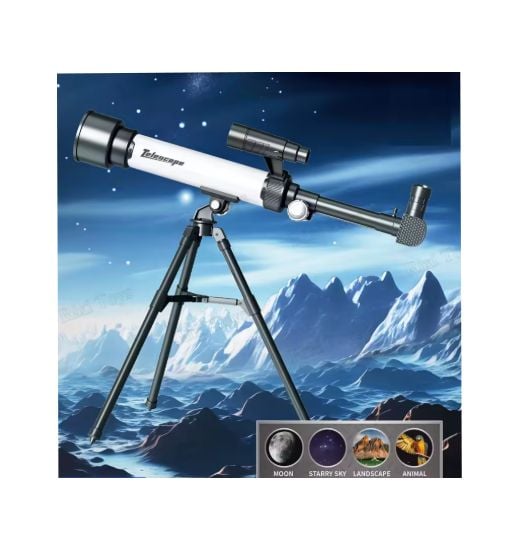 Telescop, luneta astronomica, portabil, cu compas, ocular 60x 6511110052406 Engros