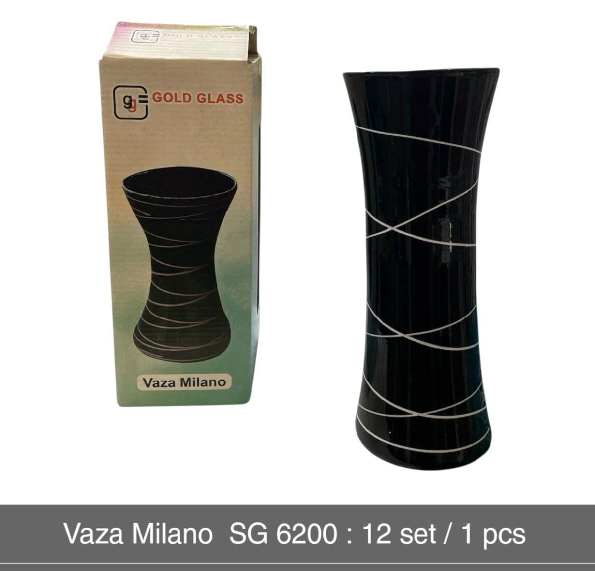 vaza sticlă Milano angros