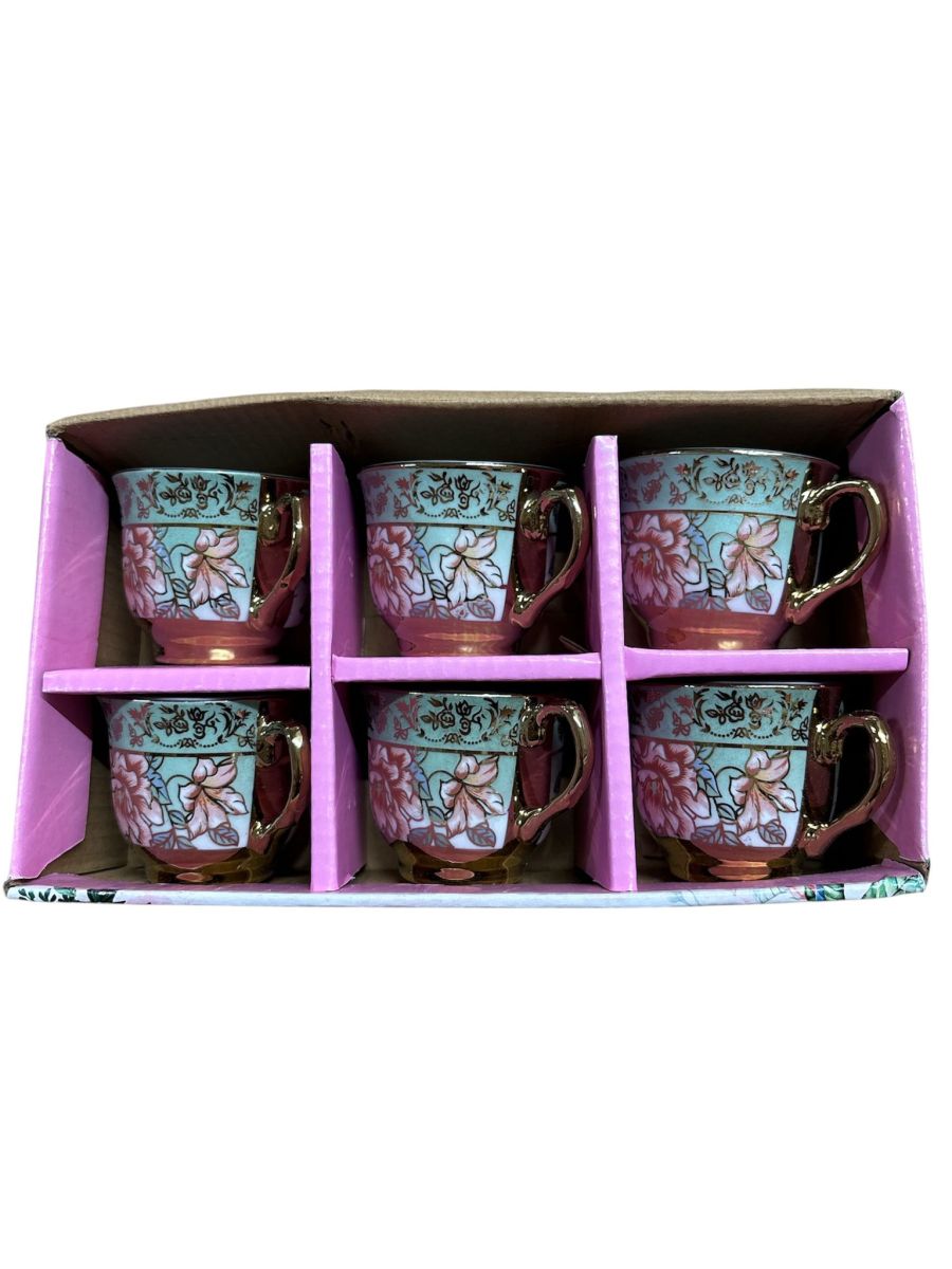 Set 6 cești din ceramică, 6 x 6 cm, En-gros