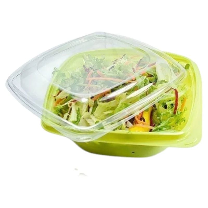 BOLURI SALATA VERDE, PATRAT CU CAPAC 1000cc (50 BUC/SET)