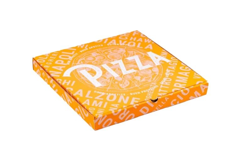 CUTII PIZZA YELLOW 32×32 (100buc/set)