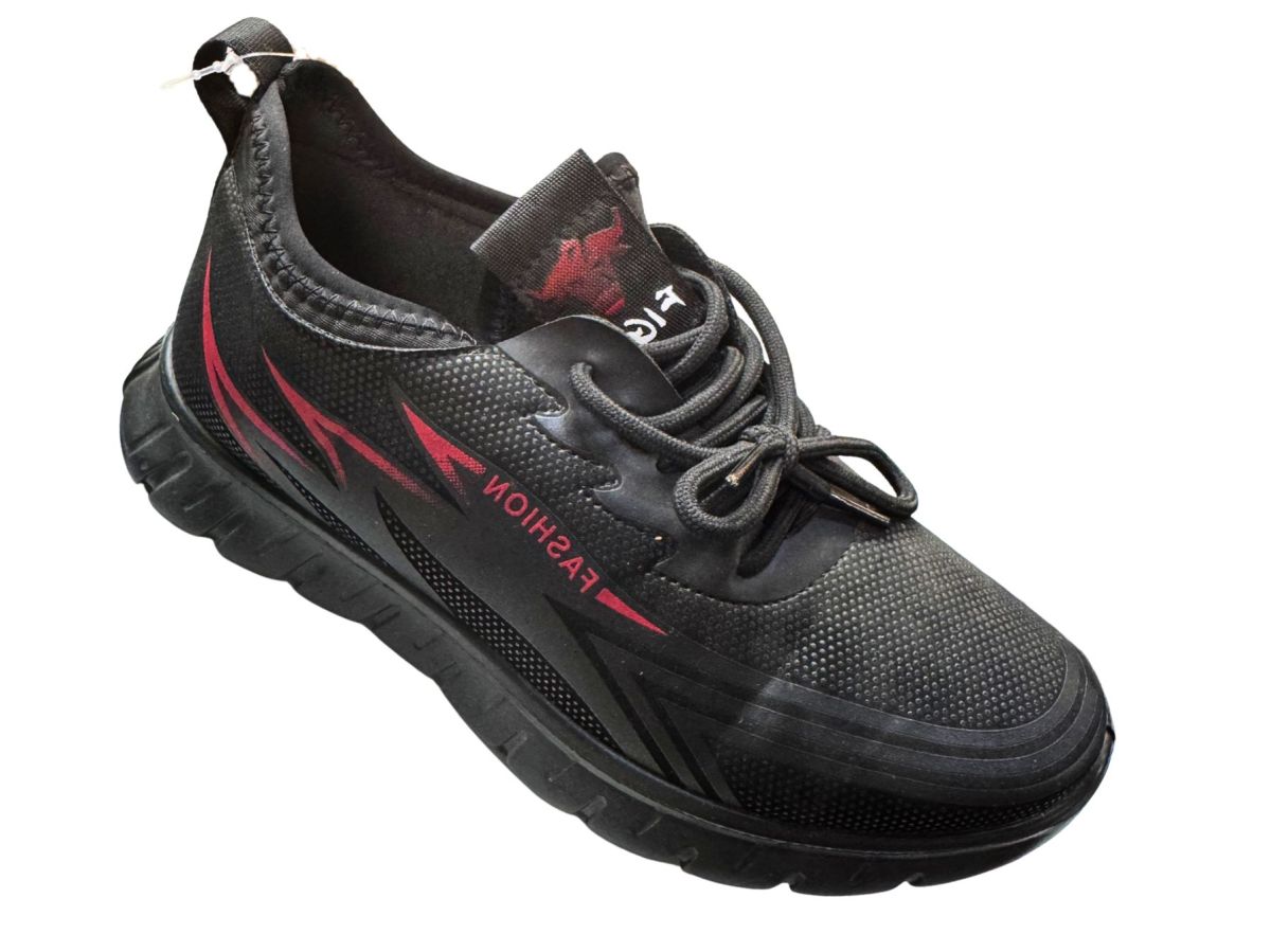 Adidasi Sport Dama si Adolesecenti, Talpa Spuma, Inchidere Siret+Guler Elastic, Engross, Marimi 36-40, 8buc/bax rosu