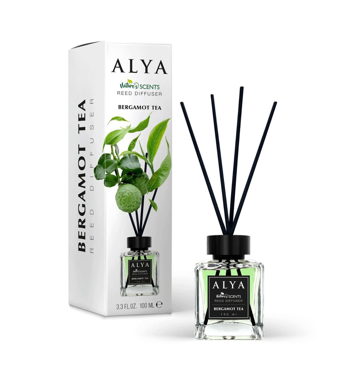Engros Alya, Bergamota, Odorizant de camera cu betisoare , 100ml