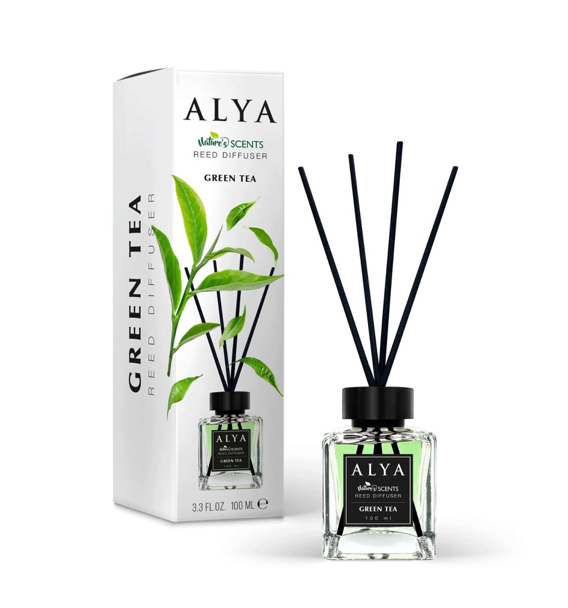 Engros Alya, Ceai Verde, Odorizant de camera cu betisoare  100ml