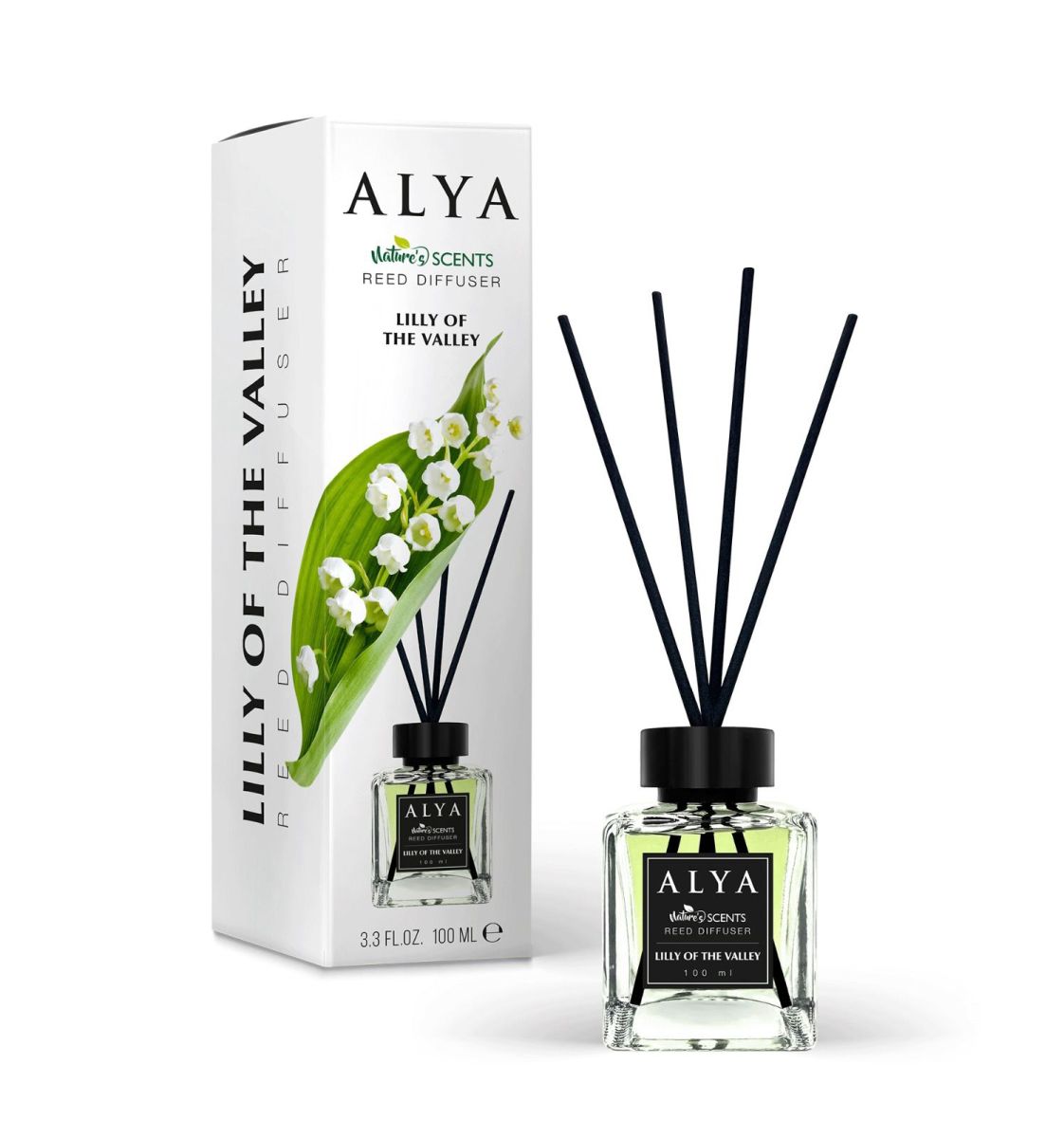 Engros Alya, Lilly of the valley , Odorizant de camera cu betisoare , 100ml