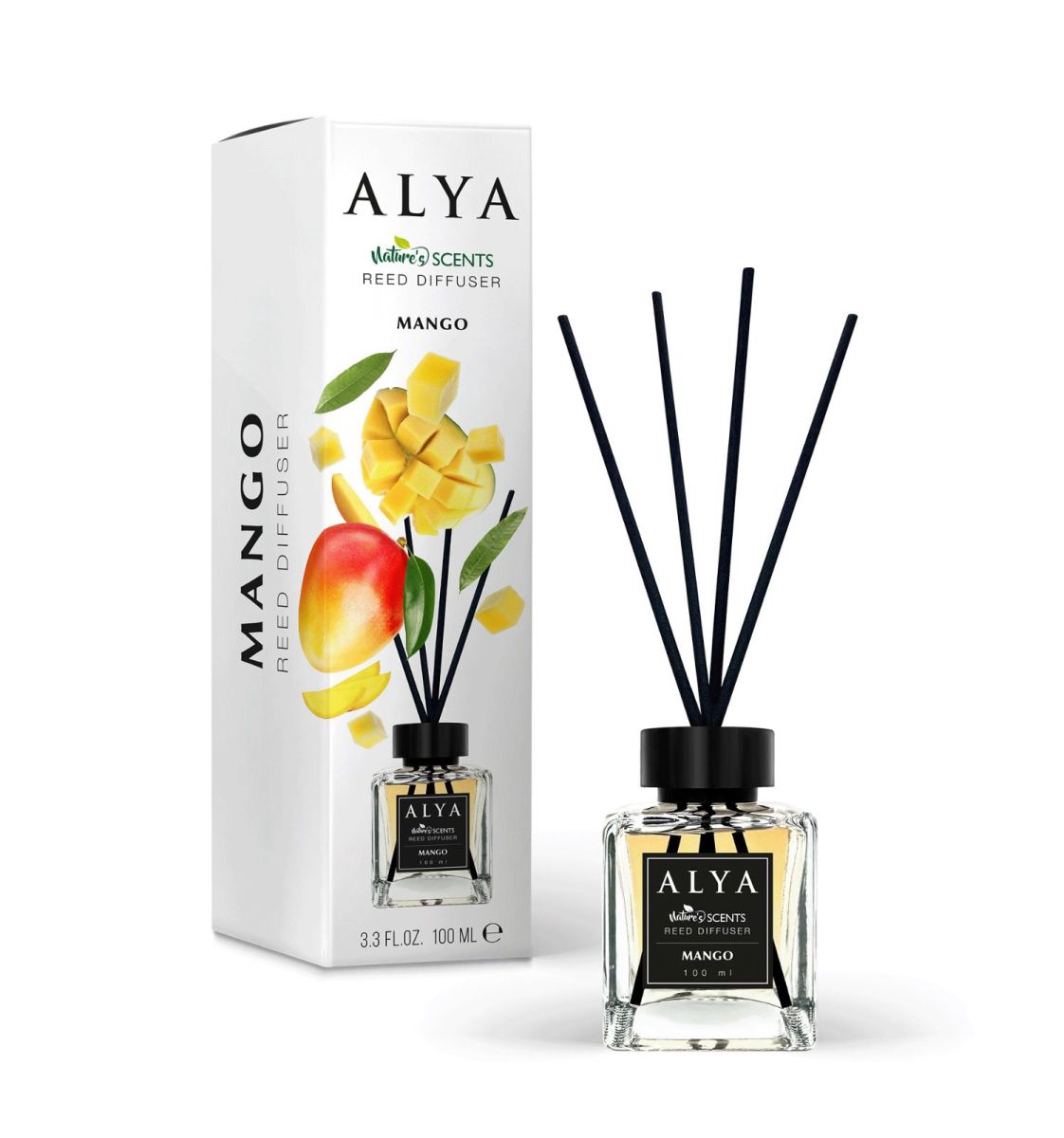 Engros Alya, Mango, Odorizant de camera cu betisoare , 100ml