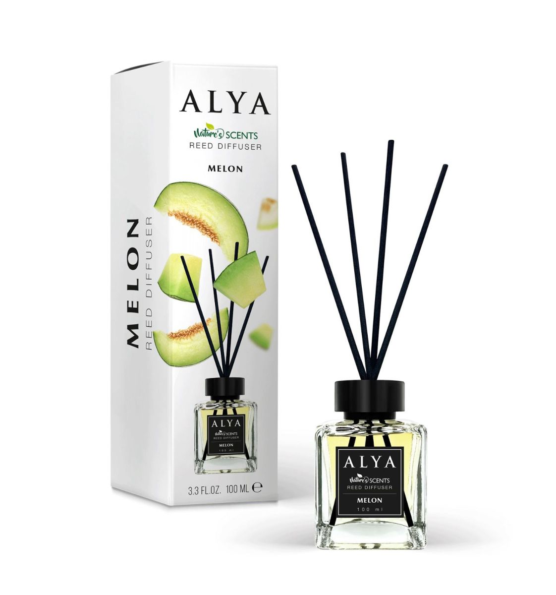 Engros Alya, Pepene Galben, Odorizant de camera cu betisoare 100ml