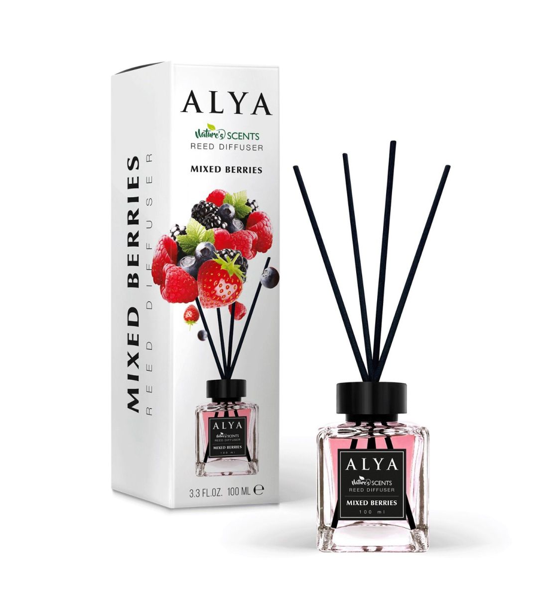 Engros Alya, Mixed berries , Odorizant de camera cu betisoare 100ml