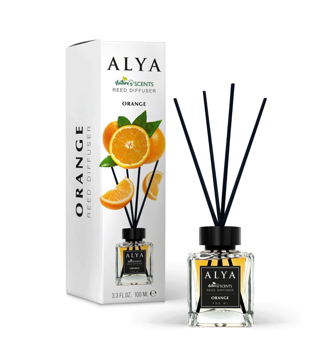 Engros Alya, Portocale, Odorizant de camera cu betisoare  100ml