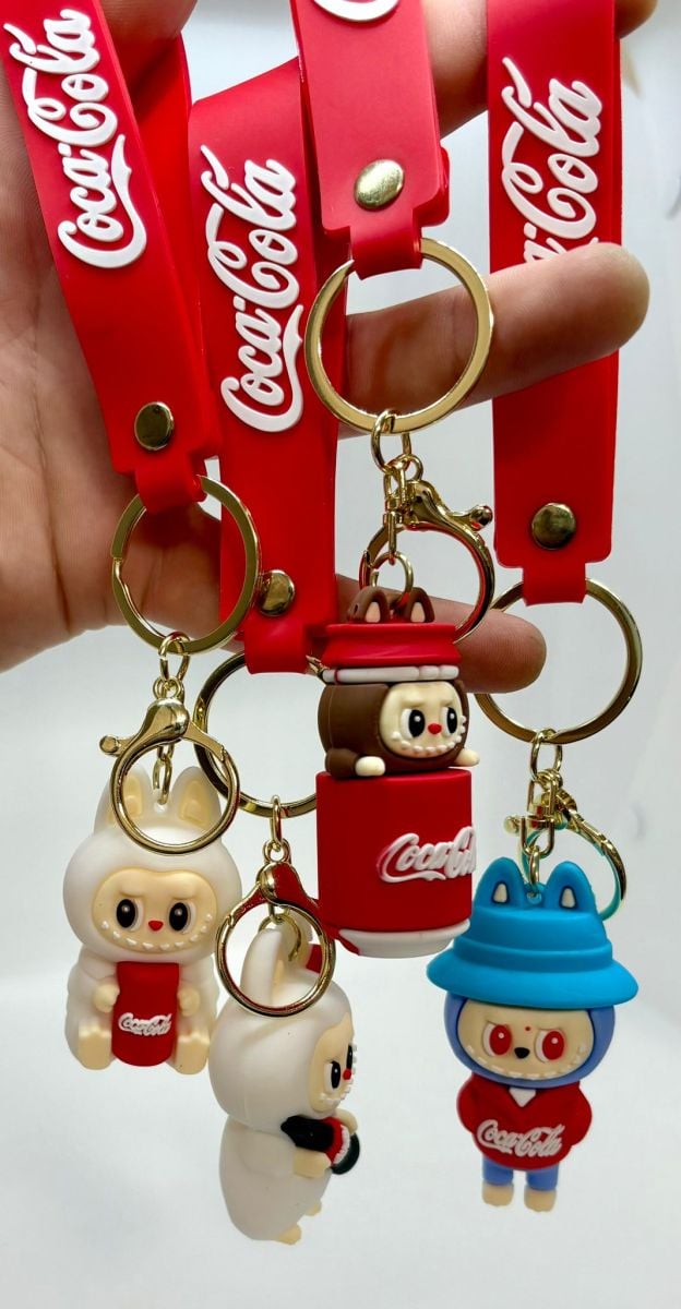 Breloc figurina plastic, 7 cm, Labubu soda, Engros