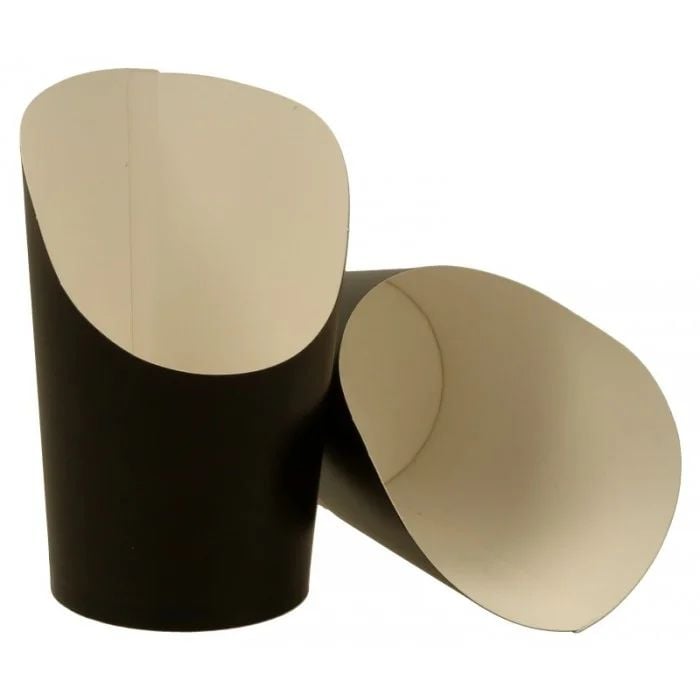 PAHARE DIN CARTON PENTRU WRAP NEGRE 8x6x11cm(50buc/set)