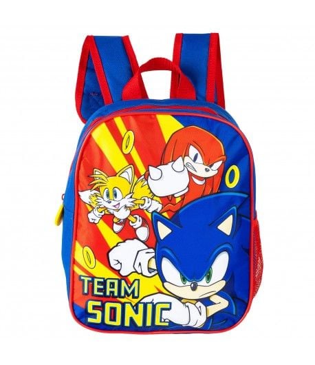 Ghiozdan de gradinita Engros, Sonic, 1 compartiment, 31 x 24 x 10 cm