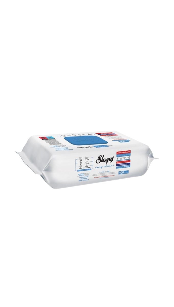 Servetele umede multisuprafete Sleepy Easy Clean white soap, 100 bucati / 12buc