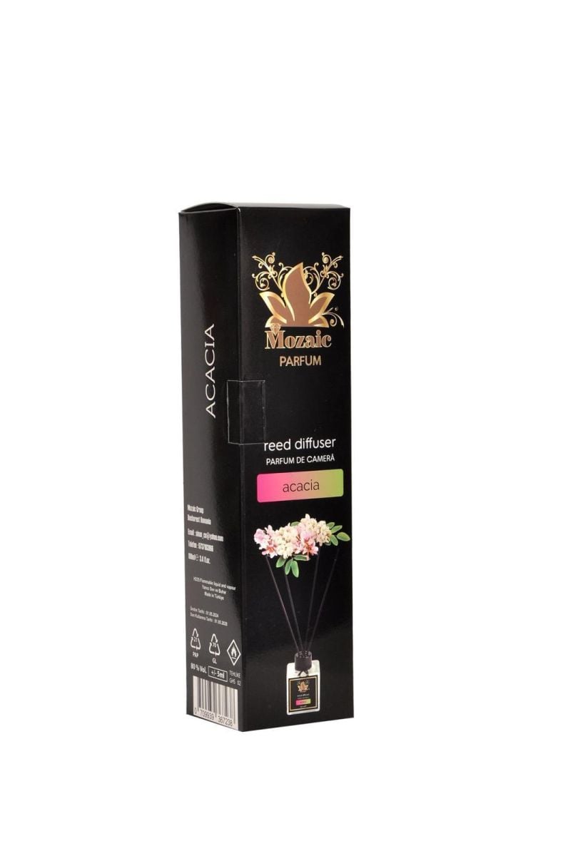 Odorizant de camera Engros ACACIA, , Mozaic, cu betisoare, 110 ml