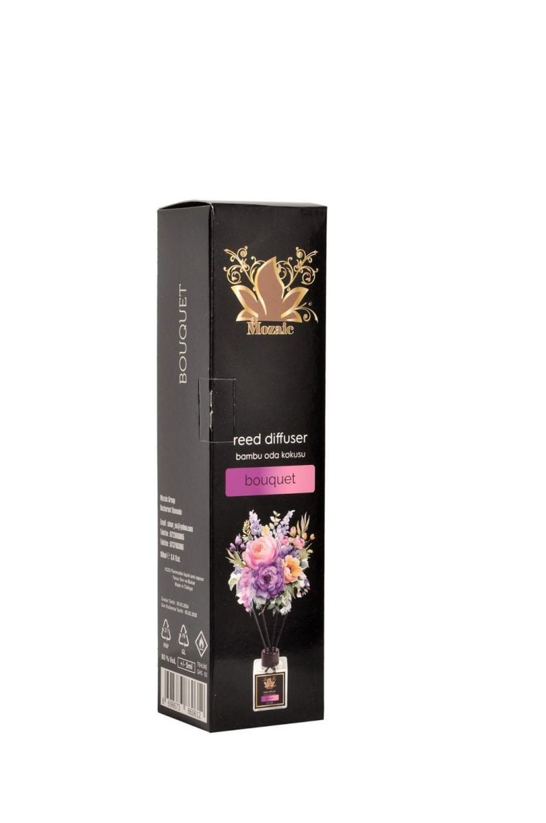 Odorizant de camera Engros,BOUQUET , Mozaic, cu betisoare, 110 ml