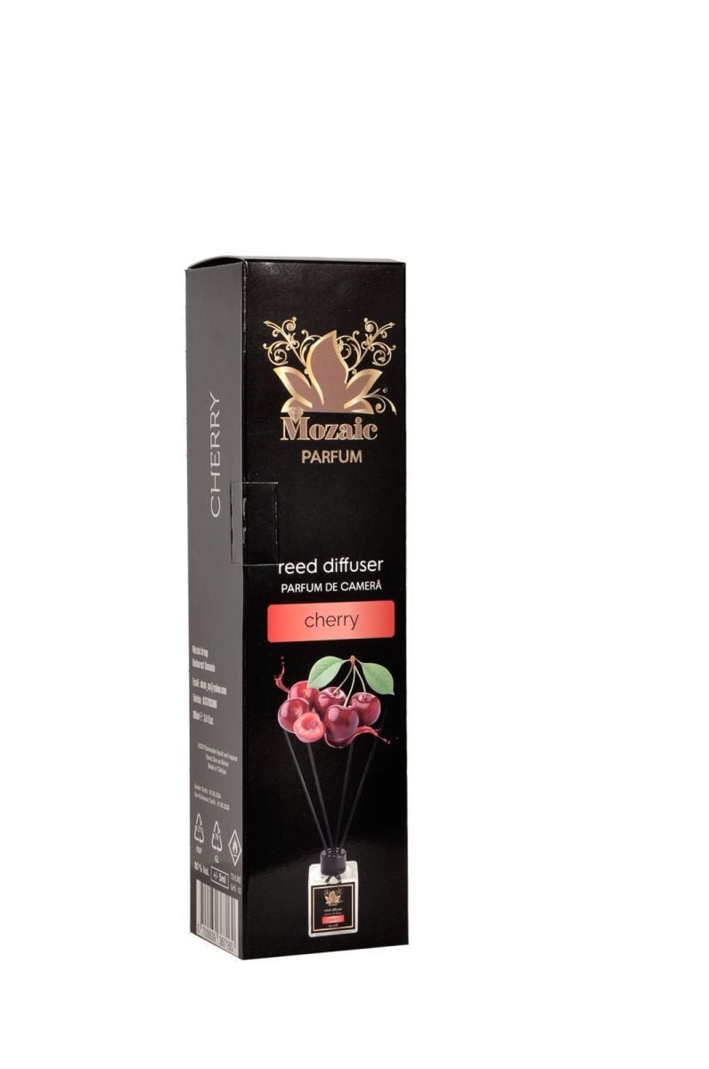 Odorizant de camera Engros,CIRESE , Mozaic, cu betisoare, 110 ml