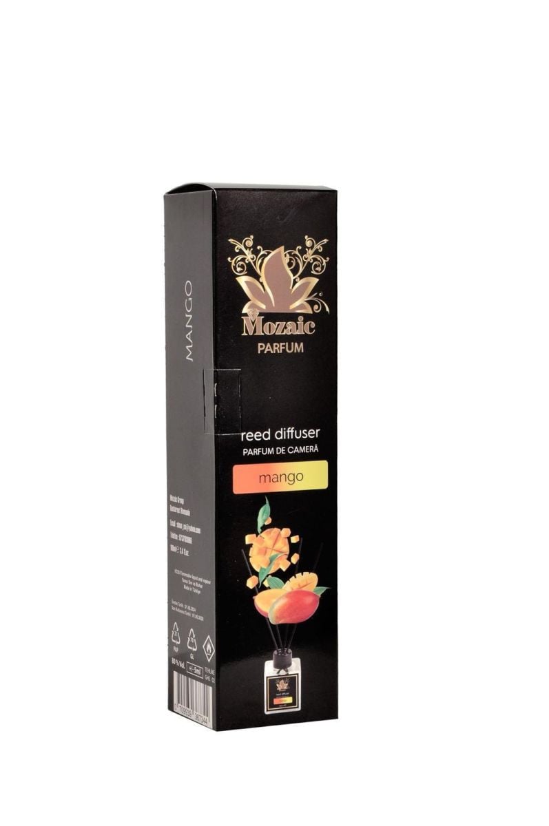 Odorizant de camera Engros,MANGO, Mozaic, cu betisoare, 110 ml