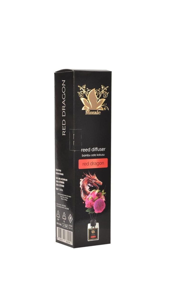 Odorizant de camera Engros,RED DRAGON , Mozaic, cu betisoare, 110 ml