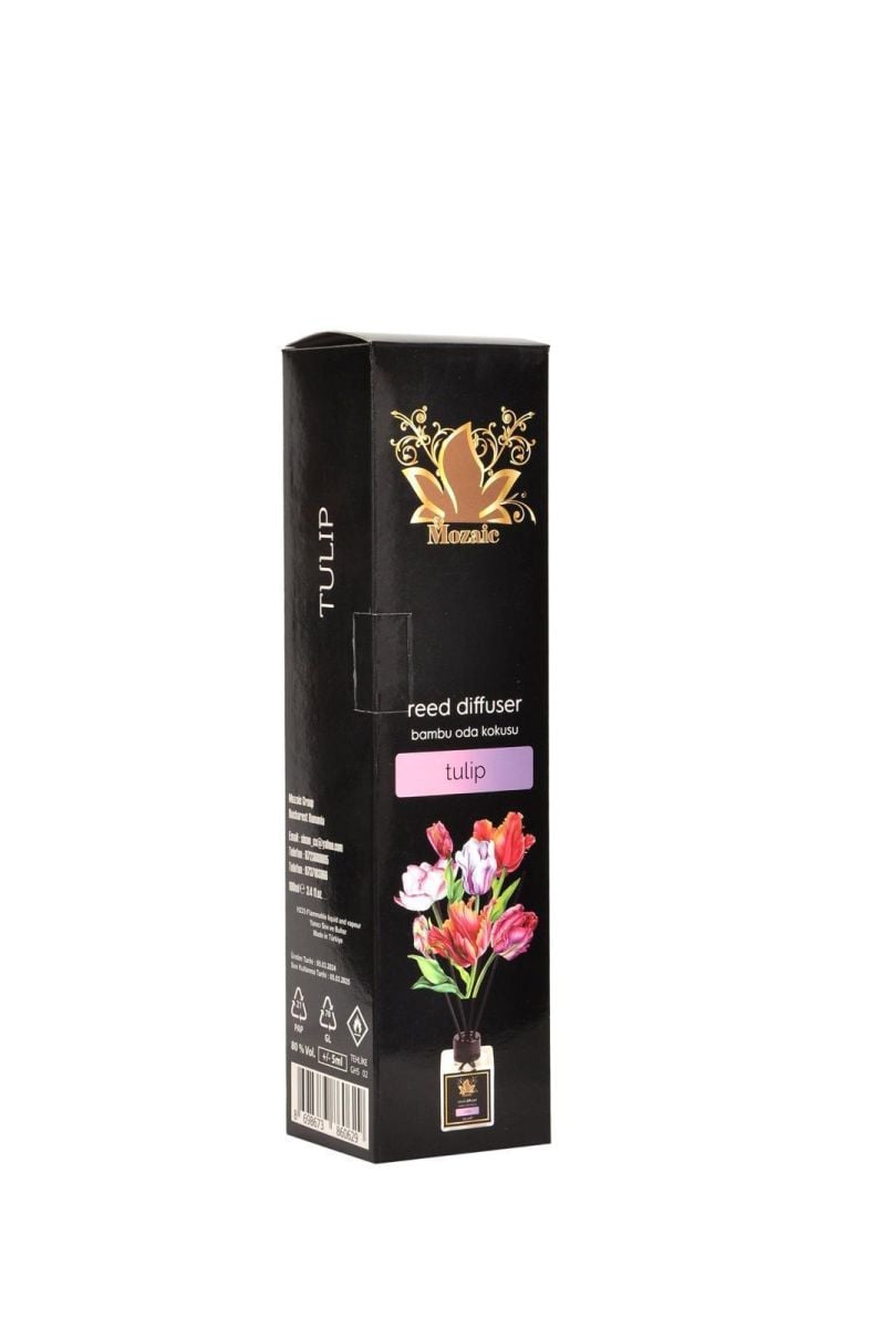 Odorizant de camera Engros,LALEA, Mozaic, cu betisoare, 110 ml
