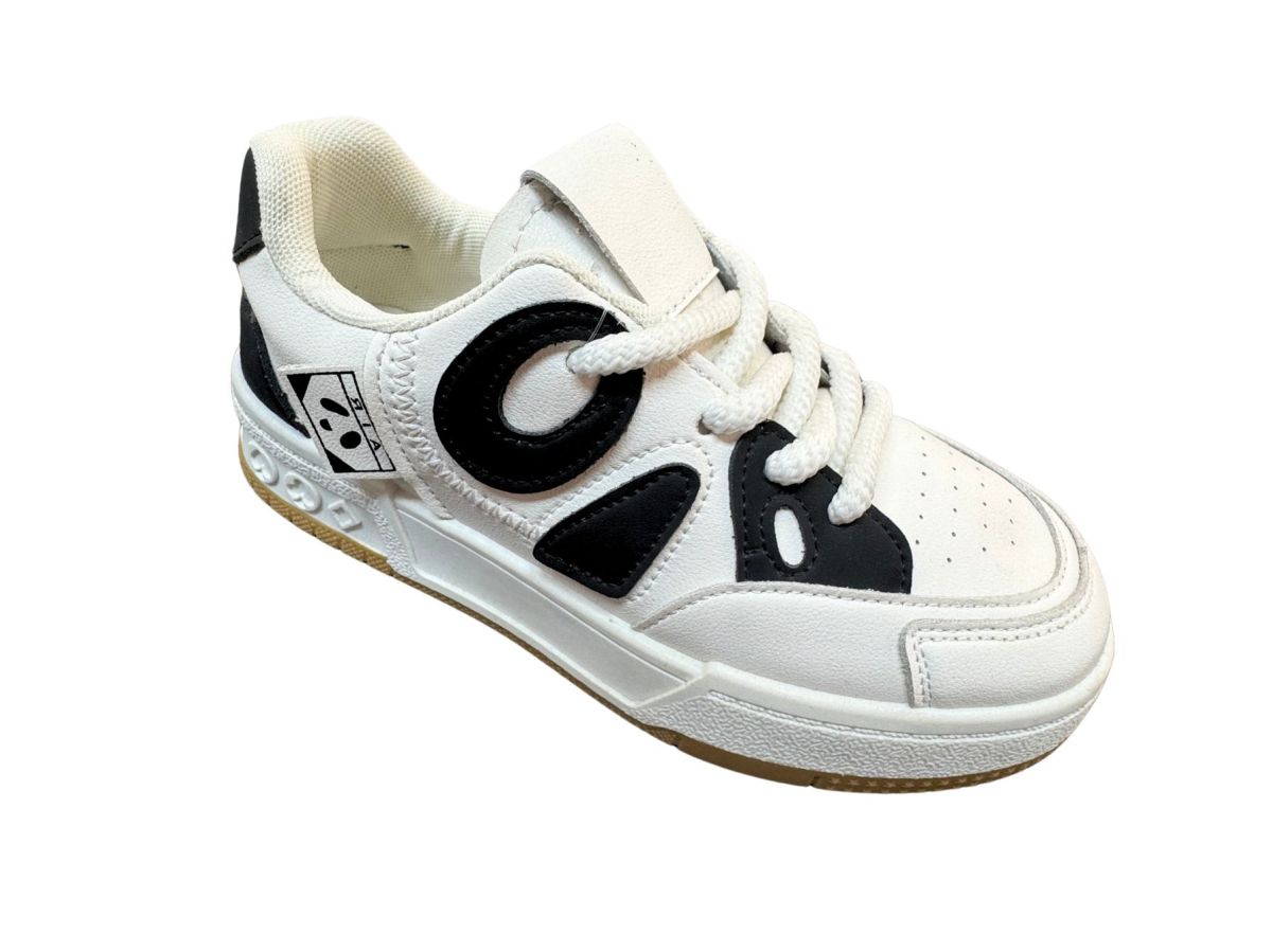 Pantofi Sport Dama, Piele Ecologica, Inchidere Siret, Design Modern, Engross, Marimi 36-40, 8buc/bax negru