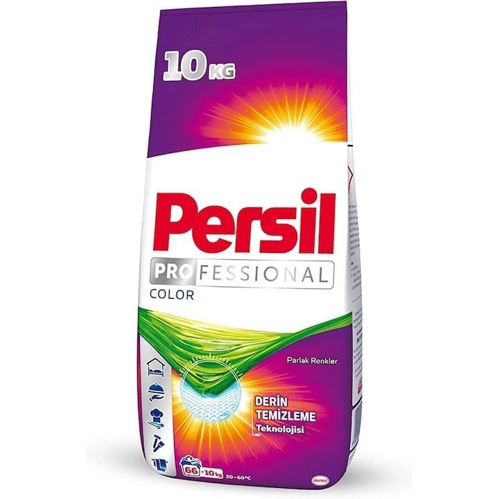 Engros Persil Professional 10 kg, Detergent automat , rufe colorate, curatare profunda, 66 spalari