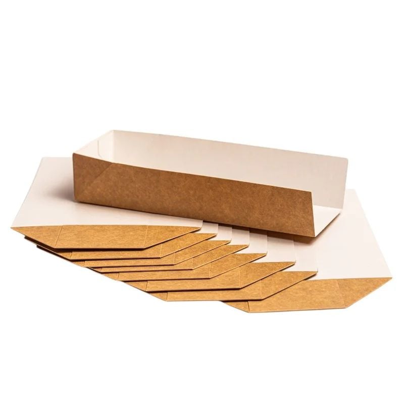 TAVITE CARTON NATUR BAGHETA 23X7CM (100 BUC/SET)