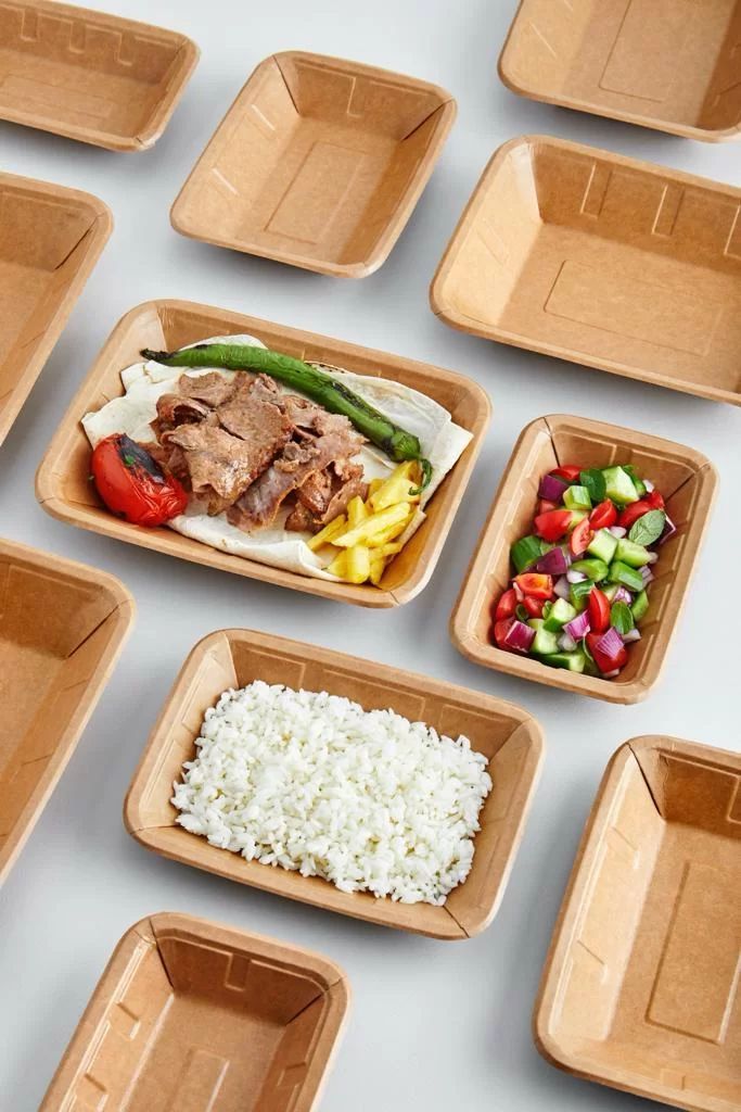TAVITE DIN CARTON KRAFT NATUR 24X19X4CM (50 buc/set)