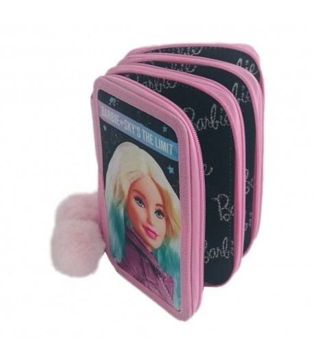 Penar Engros 3 fermoare, Barbie, 21 x 14 x 6.5 cm