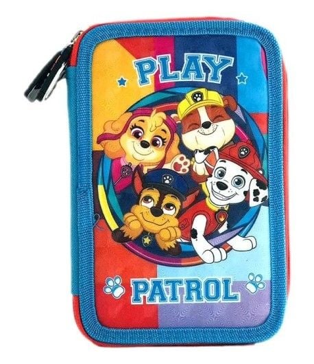Penar Engros 3 fermoare, Paw Patrol, 21 x 14 x 6.5 cm