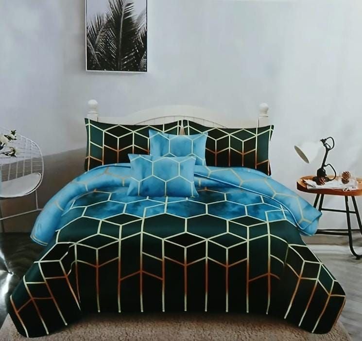Bax Lenjerii En-Gros, cu Elastic, SERIE 10 MODELE DIFERITE, din Bumbac tip Finet, 180x200cm, cu 4 Fete de Perna Incluse