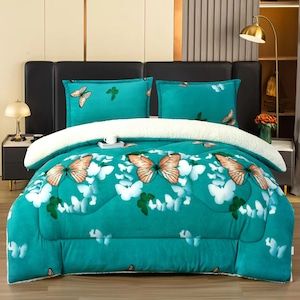 BAX Pilote En-gros, SERIE 14 BUCATI/ 7 MODELE DIFERITE, Material Cocolino Premium cu Blanita, 200x230 cm, pentru Pat Dublu, cu 2 fete de Perna Incluse