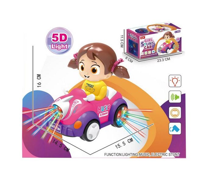 Păpușă interactivă cu Masinuta Electrica 6511110052505 Engros