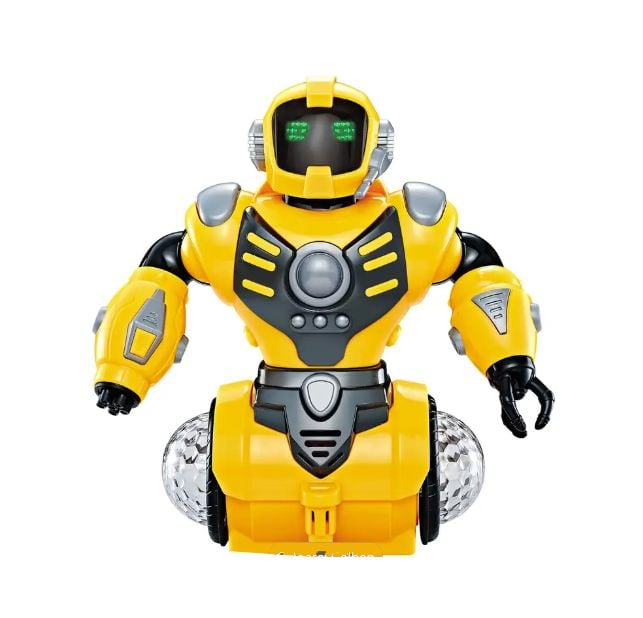 Robot Electrică, Rotativă 360°, Mișcare Interactivă, Galben Strălucitor 6511110052536 Engros