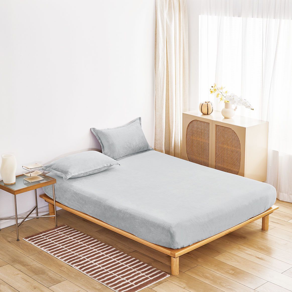 BAX Huse En-Gros, SERIE 10 CULORI DIFERITE, Material Cocolino Catifelat 3 Piese, cu 2 Fete de Perna Incluse