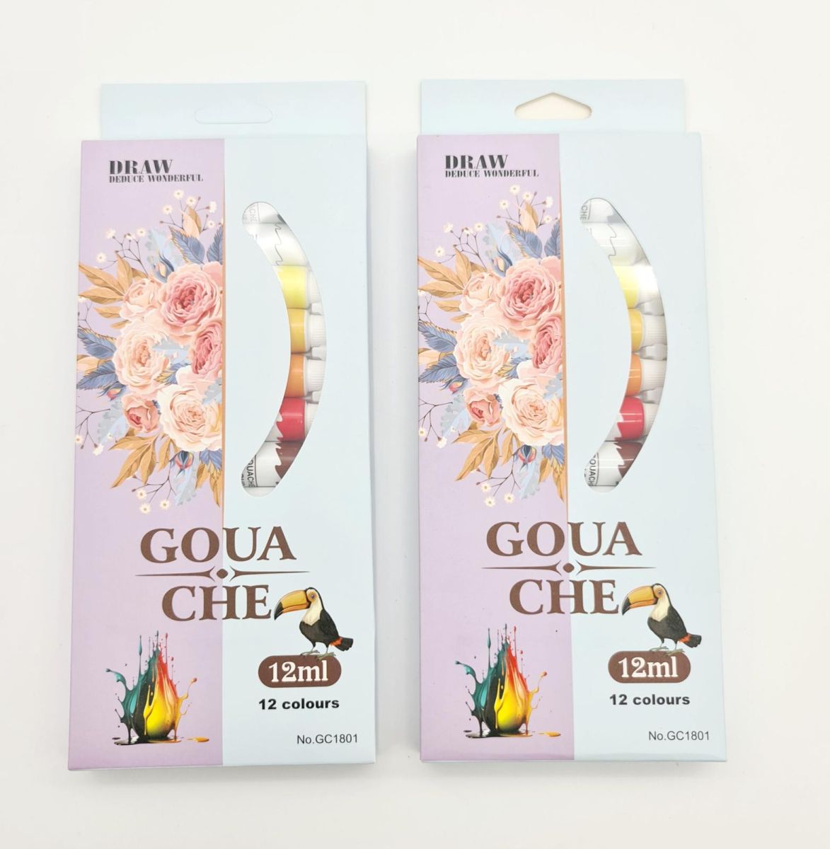 Tempera Engros, gouase 12ml, set 12 culori
