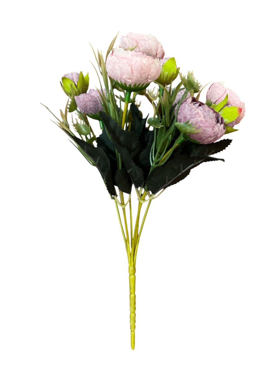 Buchet ranunculus artificial 6 fire, Flori artificiale En-Gros, 30 cm