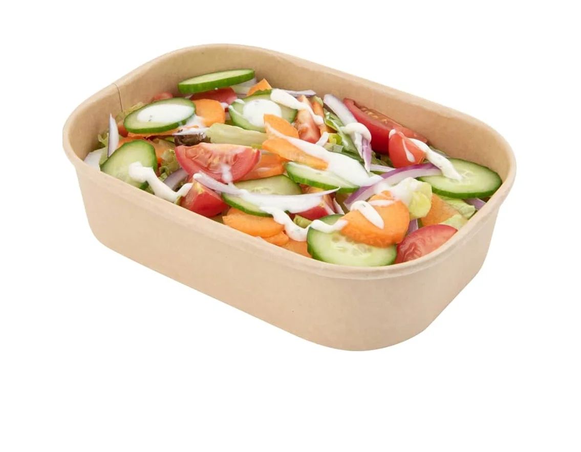 CASEROLE KRAFT NATUR OVALE (50 BUC/SET) 1000CC
