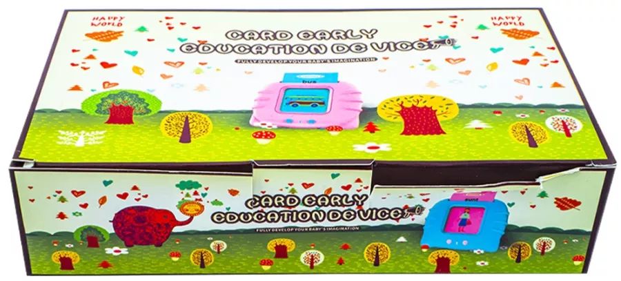 Dispozitiv educativ interactiv cu carduri bilingve RO-EN – Joc de învățare pentru copii, carduri ilustrate, incarcare usb, en-gros