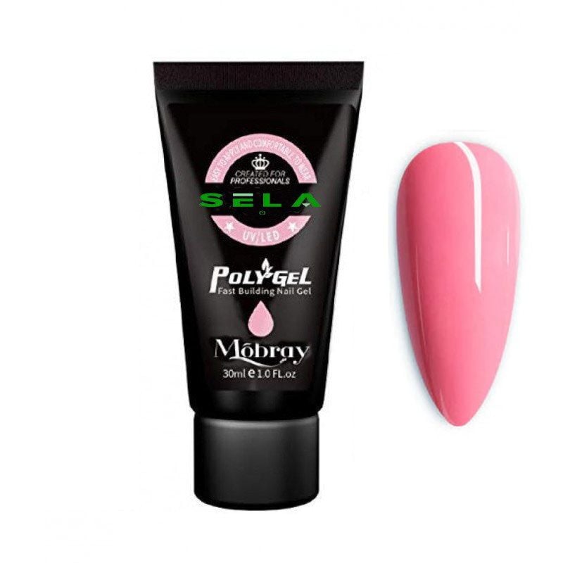 Polygel Sela Mobray Fast Building, 30 ml, nuanta 01 engross